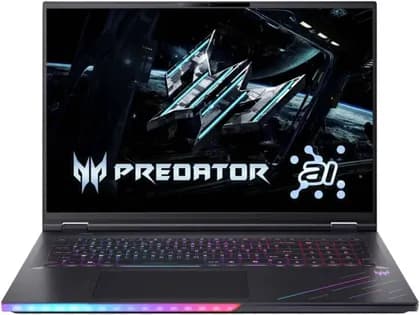 Acer Predator Helios 18 AI Gaming Laptop, 18" WQXGA IPS 120Hz Display, Intel Core Ultra 9 275HX, 64GB RAM, 2TB SSD, GeForce RTX 5090 24GB GPU, English Keyboard, Win11Pro, Black | NH.U1RAA.001