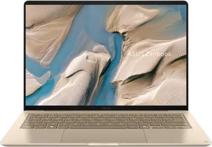 ASUS Zenbook 14 UX3480 CoPilot+ Laptop, 14" WUXGA OLED Display, Snapdragon X X1 26 100, 8GB RAM, 512GB SSD, Qualcomm Adreno, English-Arabic Keyboard, Win11Home, Zabriskie Beige | 90NB19K5-M00C80