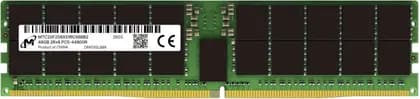 Micron MTC20F208XS1RC56BB2 DDR5 RDIMM Memory, 48GB Capacity, 5600MHz Memory Speed, ECC, CL46 Latency, 1.1 Voltage, 288-Pin | MTC20F208XS1RC56BB2