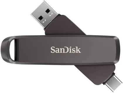 SanDisk Extreme PRO Dual Drive, 512GB Capacity, USB-C & USB-A Flash Drive, Up to 1000MB/s Read & 900MB/s Write, USB 3.2 Gen 2, Durable Metal Design, Encryption, Black | SDDDE1-512G-G46