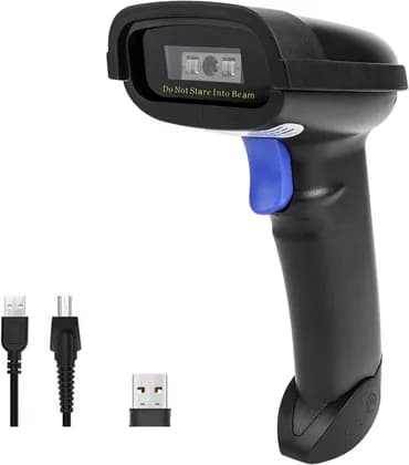 NETUM NT-1228BC 1D CCD Barcode Scanner, Bluetooth, 2.4GHz Wireless & USB Wired 3-in-1 Connection, 30ft Range, High-Resolution, Multi-Trigger Modes | AK-55VI-9N2E