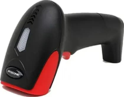 Pozone BS210 1D Hand Held Scanner, 32 Bit CPU, Fast Speed, Plug & Play, 1.2 Meters Anti Shock, Support All Common OS, IP54, Rotation 360 Scanning Angle, Black/Red | BS210 1D