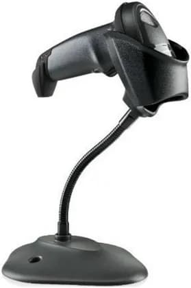 Zebra LI2208 Corded Handheld Barcode Scanner, With Shielded USB Cable, Linear Imager, Compatible w/ 123 Scan2 / Scanner Management Service, With Stand, Black | LI2208-SR7U2100SGW