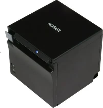 Epson TM-M30 II POS Receipt Printer, 3" Thermal Receipt Printer, USB / Ethernet Interface, 200 mm/Second Print Speed, Auto Cutter Reliability, Paper Loading Drop-in, UK, Black | C31CJ27122A0