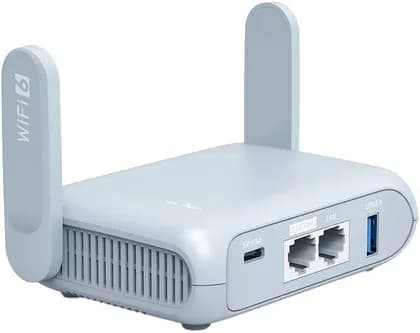 GL.iNet Beryl AX GL-MT3000 WiFi 6 Travel Router, AX3000 Dual Band Wireless Router, 2.5G Multi Gigabit WAN Port, VPN Support, OpenWrt, WireGuard And OpenVPN, USB 3.0 Port, Portable, | GL-MT3000