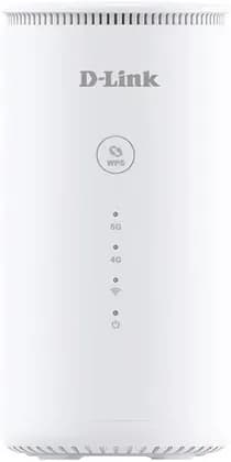 D-Link 5G CPE Router, Wi-Fi 6 (AX1800) Technology, Up to 2.6 Gbps 5G Connectivity, 128-Bit Encryption, 1 Gigabit Ethernet LAN port & 1 Gigabit EthernetWAN/LAN Port, White | DWR-2000U