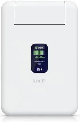 Ubiquiti UniFi Travel Router Ultra-Slim Portable WiFi 5 Travel Router, Secure UniFi Network Extension, Standalone Mode, WireGuard VPN Support, Ethernet Connectivity, White | UTR