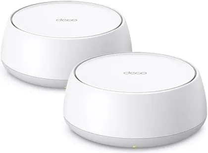 TP-LINK Deco BE25 BE3600 Whole Home Mesh WiFi 7 System, 2 Pack, 4 Streams, 3.6 Gbps Dual-Band, 2.5 Gbps Wired Connections, Seamless AI-Driven Roaming, TP-Link HomeShield, White | Deco BE25