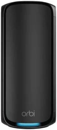 NETGEAR Orbi 970 Series Quad-band WiFi 7 Mesh, BE27000 Speed, Up to 6GHz Band, Up to 11,530 Mbps, 12 High-Performance Internal Antennas, Single Pack (Satellite), Black | RBE970B-100EUS