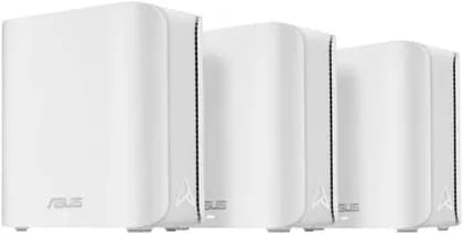 ASUS ZenWiFi BD4 (3-Pack) Dual-Band WiFi 7 Mesh Router 3600 Mbps, 4900 sq.ft., Dual 2.5G Ports, Security and Parental Controls Included, Smart Home Master SSIDs, White | 90IG0960-MO3C40