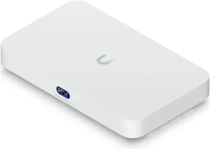 Ubiquiti Cloud Gateway Fiber, 50+ UniFi Device / 500+ Client Support, 5 Gbps IDS/IPS Throughput, 0.96" Status LCM Display, Selectable NVR Storage, 30W PoE Budget, White | UCG-Fiber