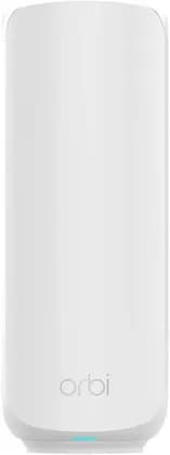 NETGEAR Orbi 370 Dual-Band Wi-Fi 7 Mesh Add-On Satellite, BE5000, 5Gbps, 5GHz & 2.4GHz, Enhanced Backhaul, 1x 2.5G LAN, WPA3, Orbi App, 2000 Sq.Ft Coverage, White | RBE370-100EUS