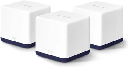 Halo H50G AC1900 Whole Home Mesh Wi-Fi System, 3 Pack, One Unified Network, Seamless Roaming, 1.9 Gbps Dual Band WiFi 6, Easy App Control, Full Gigabit Ports, White | H50G