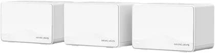 Mercusys Halo H25BE Whole Home Mesh Wi-Fi 7 System, 3-Pack, BE3600, 2880Mbps 5GHz, 688Mbps 2.4GHz, MLO, 4K-QAM, 3x Gigabit Ports, 150+ Devices, 650 m2 Coverage | H25BE