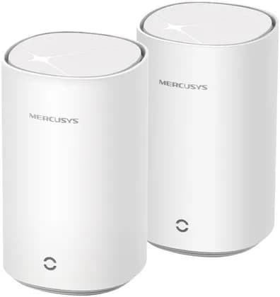 Mercusys Halo E27BE Whole Home Mesh Wi-Fi 7 System, BE3600, 2880Mbps 5GHz, 688Mbps 2.4GHz, MLO, 4K-QAM, 1x 2.5Gbps, 2x 1Gbps, 200+ Devices, 460m2 Coverage, Pack of 2 | E27BE