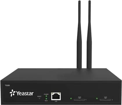 Yeastar TG200L 2-Port 4G LTE VoIP Gateway, Least Cost Routing (LCR), Mobile-to-Mobile Calls, VoLTE for HD Calls, SMS Services, 10/100 Mbps Ethernet interface, Black | TG200L