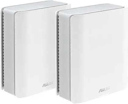 ASUS ZenWiFi BT8 BE14000 Smart AiMesh Extendable Router, 6GHz WiFi, 14 Gbps, 7x Internal Antennas, Dual 2.5G Ports, Parental Controls & VPNs, Advanced Network Security, 2 Pack, White | 90IG0930-MO3B20