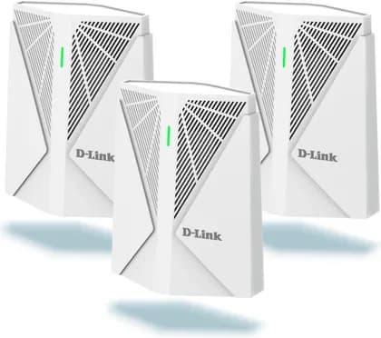 D-Link AX3000 Wi-Fi 6 Dual-Band Mesh System Router, Pack Of 3, 3Gbps Speeds, Smart Roaming, BSS Coloring, 1024-QAM, 160MHz Channels, WPA3 Security, and Expandable Coverage, White | DIR-X301-3PACK