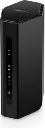 NETGEAR Nighthawk WiFi 7 Router RS300 Router, 9.3Gbps Speed, 4x High-Performance Internal Antennas, Tri-Mode Bands (2.4GHz, 5GHz & 6GHz), Black | RS300-100APS