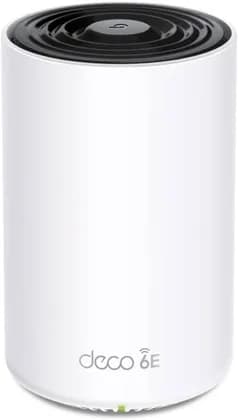 TP-Link Deco XE75 (1-Pack) 5400Mbps Gigabit Mesh Wi-Fi 6 Wireless Router, Beamforming, MU-MIMO OFDMA, 6 Streams, 1.7 GHz Quad-Core CPU, White | Deco XE75
