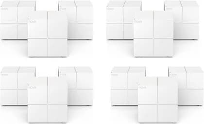Tenda Nova MW6 WiFi Mesh AC1200 Gigabit Dual Band Router, (3-Pack x 4) 1200 Mbps, 3W Antenna Gain, Auto-Turbo Backhaul, Work w/ Alexa, White | Nova MW6 (3-Pack x 4)