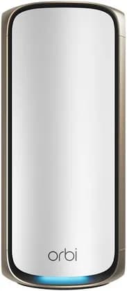 NETGEAR Orbi 970 Series Quad-band WiFi 7 Mesh, BE27000 Speed, Up to 6GHz Band, Up to 11,530 Mbps, 12 High-Performance Internal Antennas, Single Pack, White | RBE970-100EUS