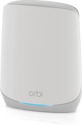 NETGEAR Orbi RBS760 AX5400 Tri-Band Mesh WiFi 6 Satellite Adds WiFi Coverage Up to 2000 sq ft, and Speeds Up to 5.4 Gbps, 4 Internal Antennas, 2 x 1 Gbps ETH LAN Port, White | RBS760-100APS