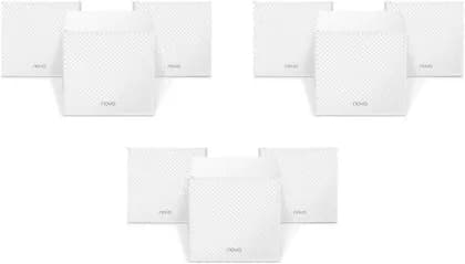 Tenda Nova AC2100 MW12 Whole Home Mesh Wi-Fi System Wireless Router, (3-Pack x 3), Tri-band, 3 Gigabit Ports, Easy Set Up, Work with Alexa, 300 Mbps, Wave 2 MU-MIMO | Nova MW12-3 (3-Pack x 3)