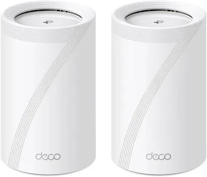 TP-Link Deco BE65 (2-Pack), BE9300 Whole Home Mesh WIFI 7 System, 9214 Mbps Wireless Tri-Band WiFi, 2.5 Gbps Wired, MLO, HomeShield, Combined Backhaul, White | Deco BE65