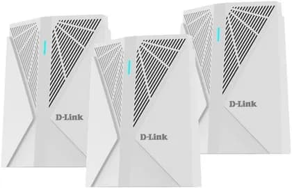 D-link AX5400 Wireless Tri-Band Gigabit Router, 2 Gigabit Ethernet LAN Ports, Quad core 1.7GHz, Smart Roaming, Wi-Fi 6E, 2.5Gbps WAN, WPA3 Wireless Encryption, 3-Pack, White | DIR-XE5480 (3-PACK)