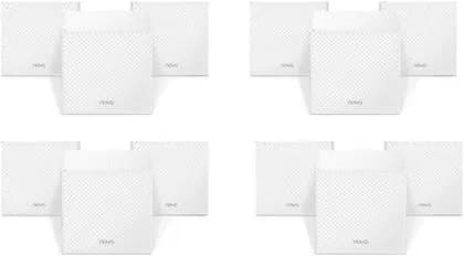 Tenda Nova AC2100 MW12 Whole Home Mesh Wi-Fi System Wireless Router, (3-Pack x 4), Tri-band, 3 Gigabit Ports, Easy Set Up, Work with Alexa, 300 Mbps, Wave 2 MU-MIMO | Nova MW12-3 (3-Pack x 4)