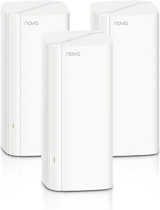 Tenda Nova EX12 AX3000 Whole Home Mesh Wi-Fi 6 System, Up to 7000 ft Wi-Fi Coverage, Up to Gbps WiFi Speed, 4 x 3dBi Internal Antenna, WPA3-SAE/WPA2-PSK, 3 Pack, White | EX12-3