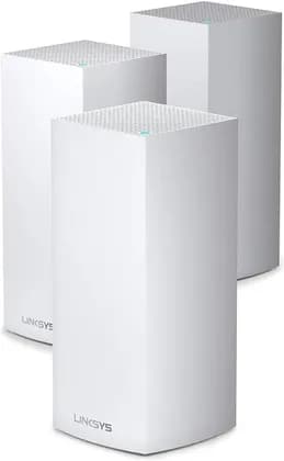 Linksys Velop Tri-Band Whole Home Mesh Wifi 6 System - Ax4200, 3-Pack, White 9000 Sq Ft Coverage, 3.5X Faster Speed, 120+ Devices.