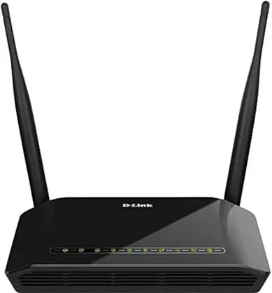 D-Link DSL-2790U Wireless N300 ADSL2+ Modem Router, Broadcom BCM6318 Chipset, 2x Detachable 5 dBi Antennas, Up to 300 Mbps Wireless Speed, Black | DSL-2790U
