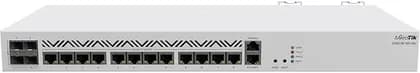 MikroTik CCR2116-12G-4S+ Cloud Core Router, 4x 10G SFP+ Ports, 16-Core 2 GHz ARM CPU 16 GB DDR4 RAM, 128 MB, NAND Storage, 2000 MHz Frequency, 13x RJ45 Ports, 1x M.2, White | CCR2116-12G-4S+