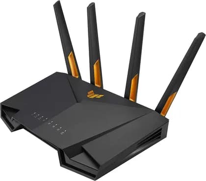 ASUS TUF Gaming AX4200 Dual Band WiFi 6 Gaming Router, With Mobile Game Mode, 2.5Gbps Port, 2.4 GHz Radio Frequency, 3 Steps Port Forwarding, AiMesh, Ai Protection Pro, Black | 90IG07Q0-MU9100