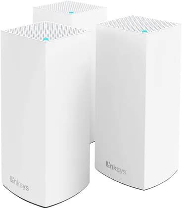 Linksys Atlas 6 MX2003 - Dual-Band Mesh WiFi 6 System, 160 MHz Channels, 75+ Devices, Up to 3.0 Gbps Speed, Coverage Up To 6000 Sq. Ft, Easy App Controls, OFDMA Technology, 3 Pack, White | MX2003-ME