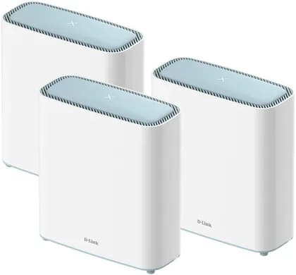 Dlink AX3200 Wi-Fi Mesh Router, Smart AI Technology, 2.4GHz Bandwidth, 4x4 MU-MIMO, CE, FCC Certifications, White, Pack of 3 | AX3200 M32
