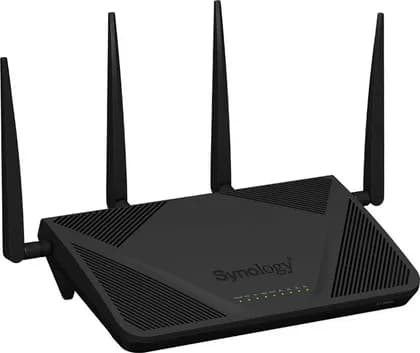 Synology AC-2600 Wireless Router, 4x Gigabit Ethernet, 802.11ac Wi-Fi, 2.4/5 GHz, 4x4 MIMO High-Gain Antennas, Black | RT2600ac