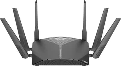 Dlink DIR 3060 AC3000 Smart Mesh Tri-Band Wi-Fi Router, 3000 Mbps Wireless Speed, External Fixed Antenna, USB 3.0 + USB 2.0, Black | DIR 3060