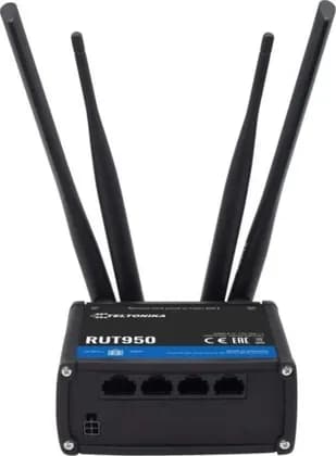 Teltonika RUT950, LTE 4G Router, 2 SIM cards, Up to 100 Simultaneous Connections | RUT950