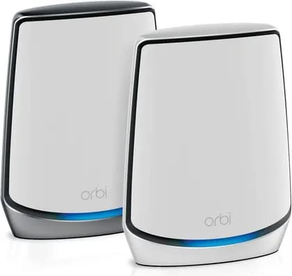 NETGEAR RBK852 Orbi WiFi 6 Mesh System w/ 1 Satellite Extender. 6Gbps, 5000 Sq. ft Cov., 4x Gb Ethernet, 1x RJ45 2.5G. White | RBK852-100EUS