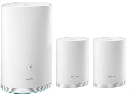 HUAWEI Router (1 Base + 2 Satellites), Home Wi-Fi Q2 Pro System, Gigabit Powerline, Seamless Roaming, Plug & Play - White | WS5280-1PLUS2-WHT