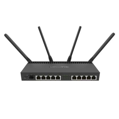 Mikrotik RB4011iGS+5HacQ2HnD-IN Router, 10 Gigabit Ports Dual-Band, SFP+ 4 Chain | RB4011iGS+5HacQ2HnD-IN