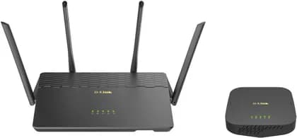 D-LINK Covr AC3900 Whole Home Wi-Fi System, Dual-Band Connectivity, 2.4GHz & 5GHz Frequency, Up to 1733 Mbps Data Signal Rate, 4x External & 2x Internal Antennas, Black | COVR-3902