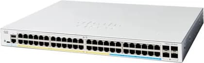 Cisco C1300-48MGP-4X Catalyst 1300 48-Port Multi-Gig Managed Switch, 32x 1G PoE+, 16x 2.5G PoE+, 4x 10G SFP+, 740W PoE Budget, Layer 3, 224Gbps, Stackable, 1U Rackmount | C1300-48MGP-4X
