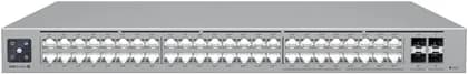 Ubiquiti Pro Max 48 PoE Network Switch, 1.3" Touchscreen, 32x GbE RJ45 ports, 224 Gbps Switching Capacity, 720W Total Available PoE, SGCC Steel Material, Black | USW-Pro-Max-48-PoE (720W)