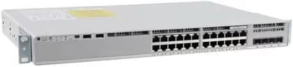 Cisco C9200L-24P-4X-E Catalyst 9200L 24-Port PoE+ Gigabit Switch, 4x 10G SFP+ Uplinks, 370W PoE Budget, 128Gbps, Layer 3, StackWise-160, MACsec, Network Essentials, 1U Rackmount | C9200L-24P-4X-E