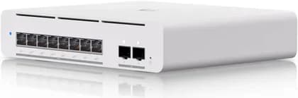 Ubiquiti Pro XG 8 PoE Switch, 8 x 10G RJ45 Ethernet PoE++ Ports, 2 x 10G SFP+ Ports, 155W Power Budget, 149 Mpps Forwarding Rate, 200 Gb/s Switching Capacity, White | USW-Pro-XG-8-PoE (155W)