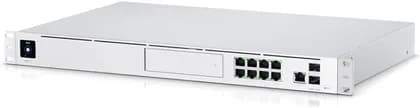 Ubiquiti UniFi Dream Machine Pro All-in-One Network Appliance, 8x GbE RJ45 LAN Ports & 1x 10G SFP+ WAN Port, Integrated Security Gateway, Rackmount Design, White | UDM-PRO